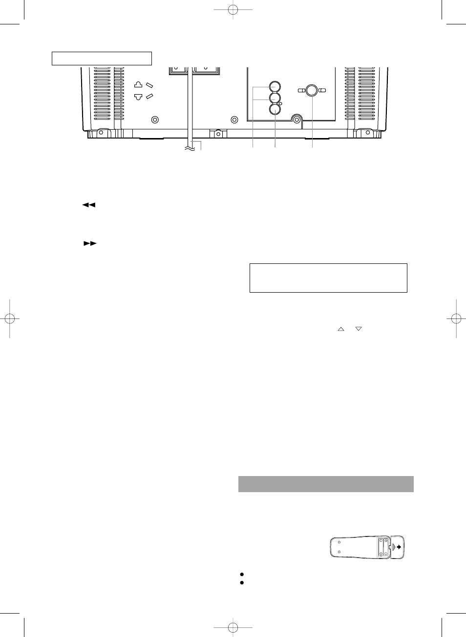 Installing the batteries, Tv/dvd rear view | Sylvania C6513DD User Manual | Page 9 / 36