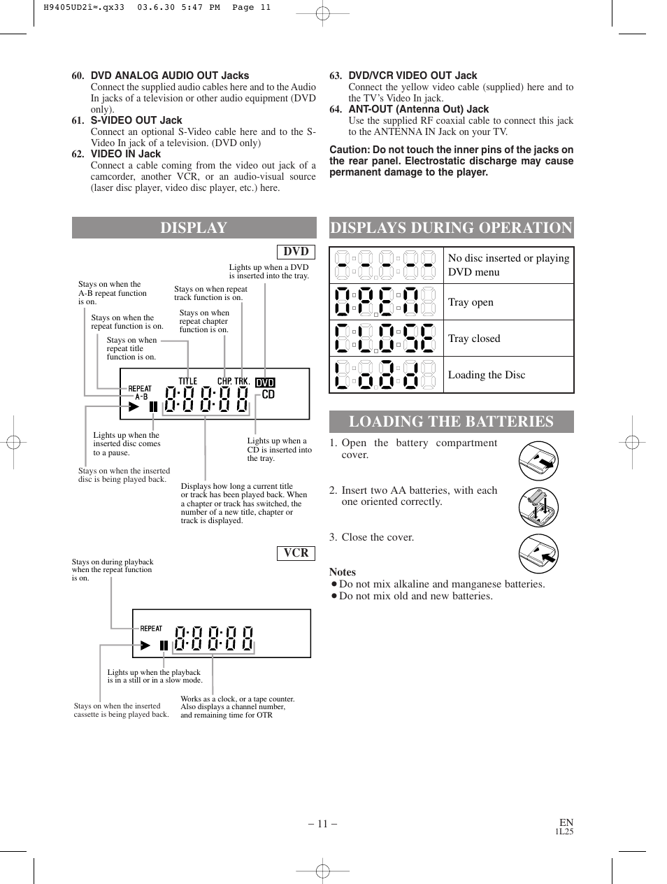 Sylvania SRD3900 User Manual | Page 11 / 44