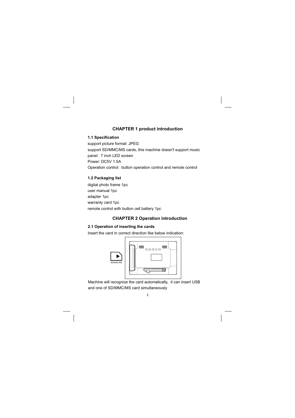 Sylvania SDPF751 User Manual | Page 3 / 8