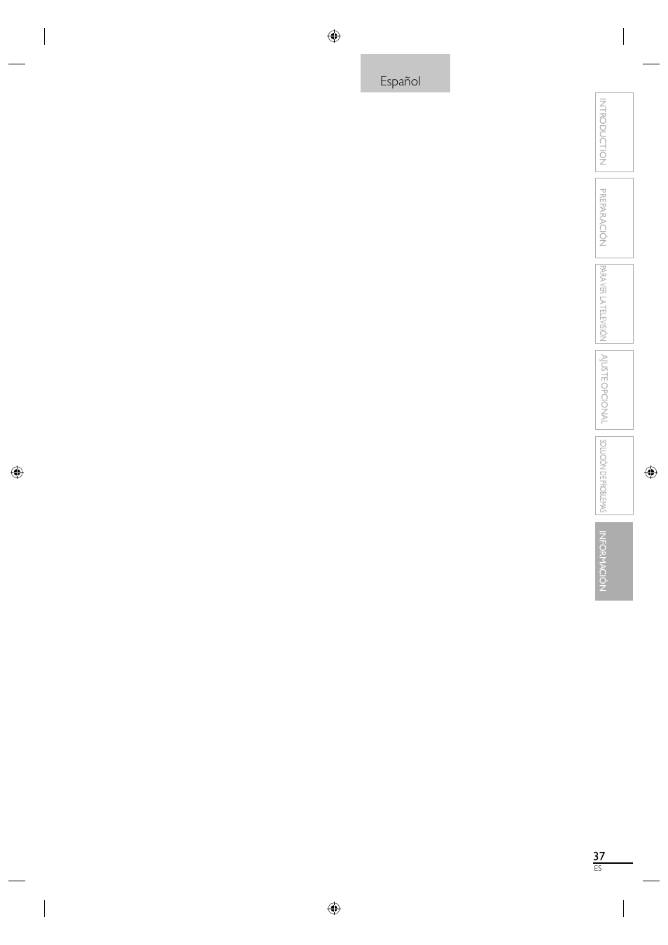 Español | Sylvania LC320SS1 User Manual | Page 127 / 128