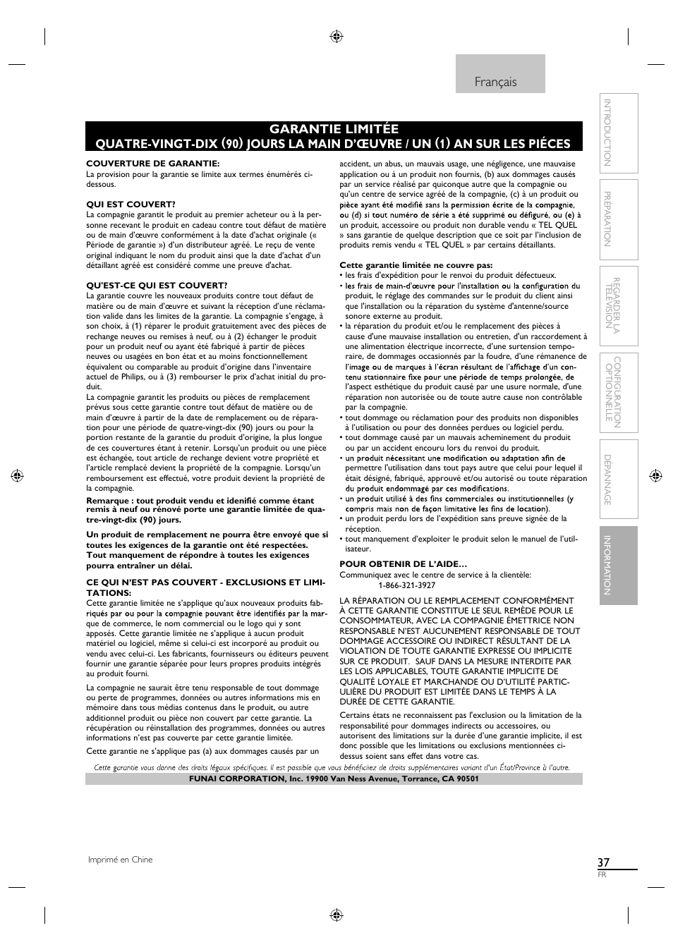 Français | Sylvania LC320SS1 User Manual | Page 90 / 128