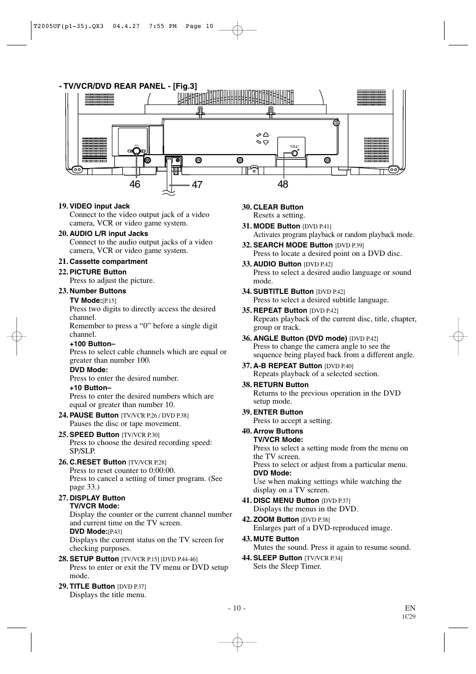 Sylvania SRCD427P User Manual | Page 10 / 56