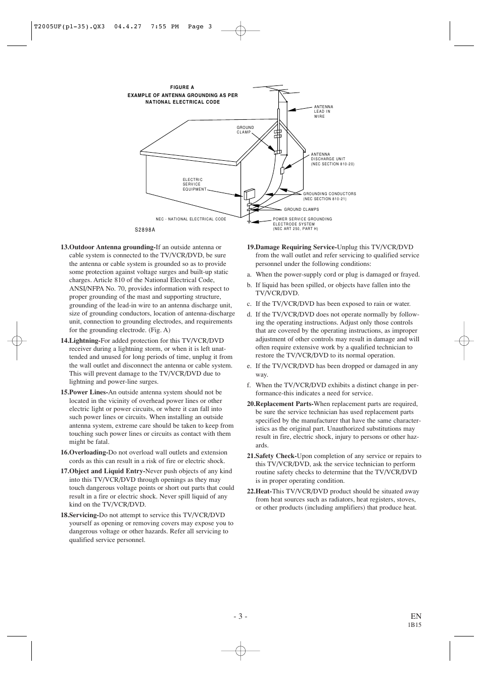 3 - en | Sylvania SRCD427P User Manual | Page 3 / 56