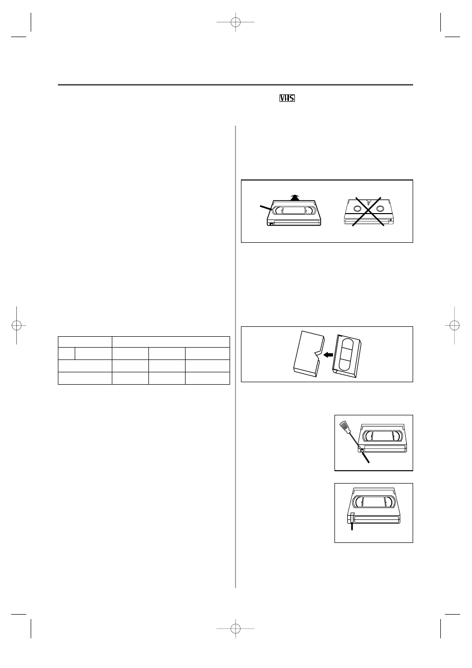 Video cassette | Sylvania SSC191 User Manual | Page 7 / 40