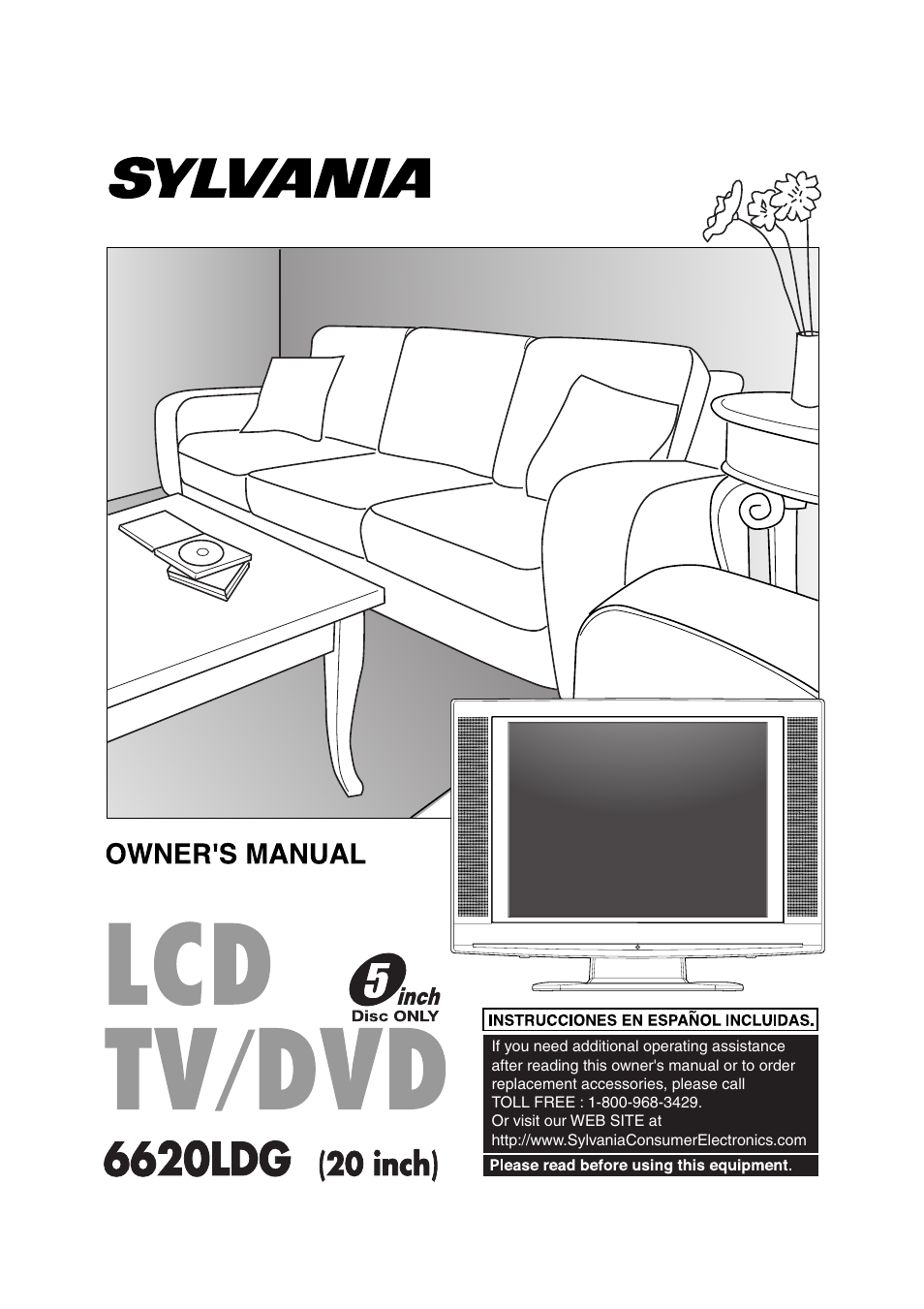 Sylvania 6620LDG User Manual | 44 pages