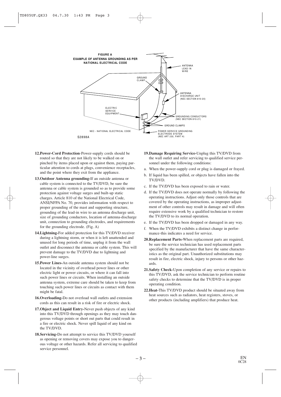 Sylvania SRTD319 User Manual | Page 3 / 40