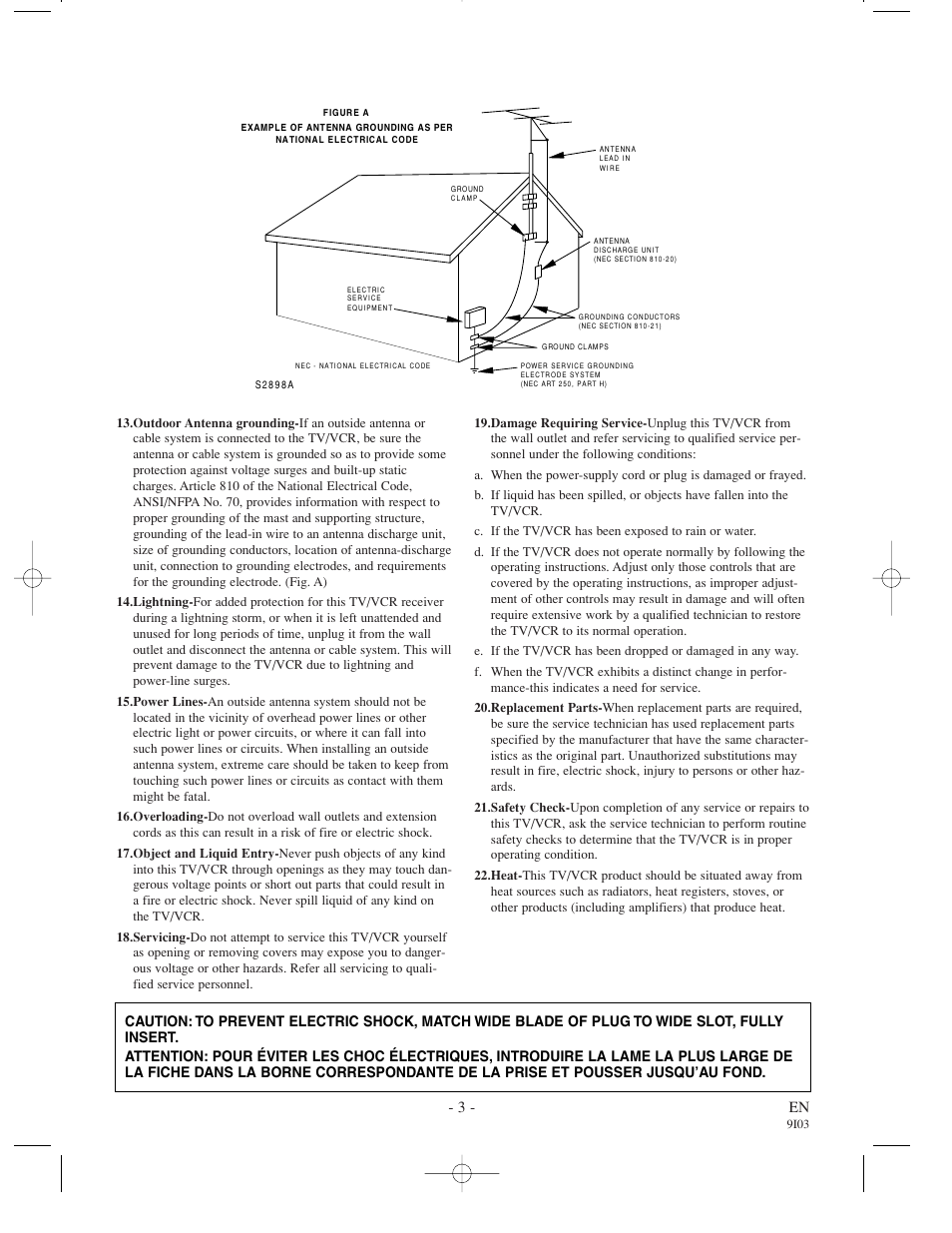 3 - en | Sylvania 63134C User Manual | Page 3 / 32