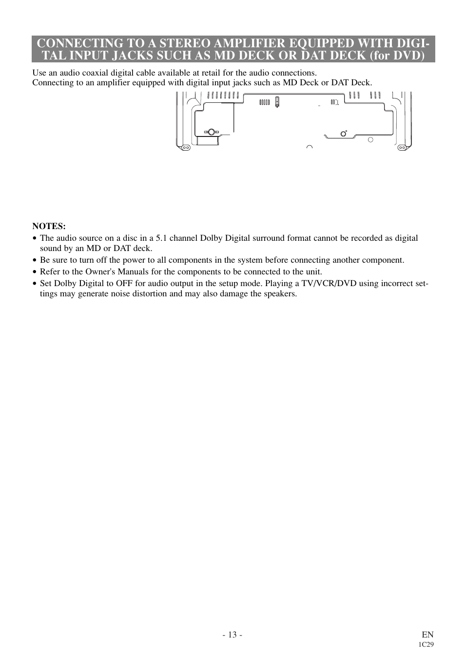 Sylvania RSEC720E User Manual | Page 13 / 56