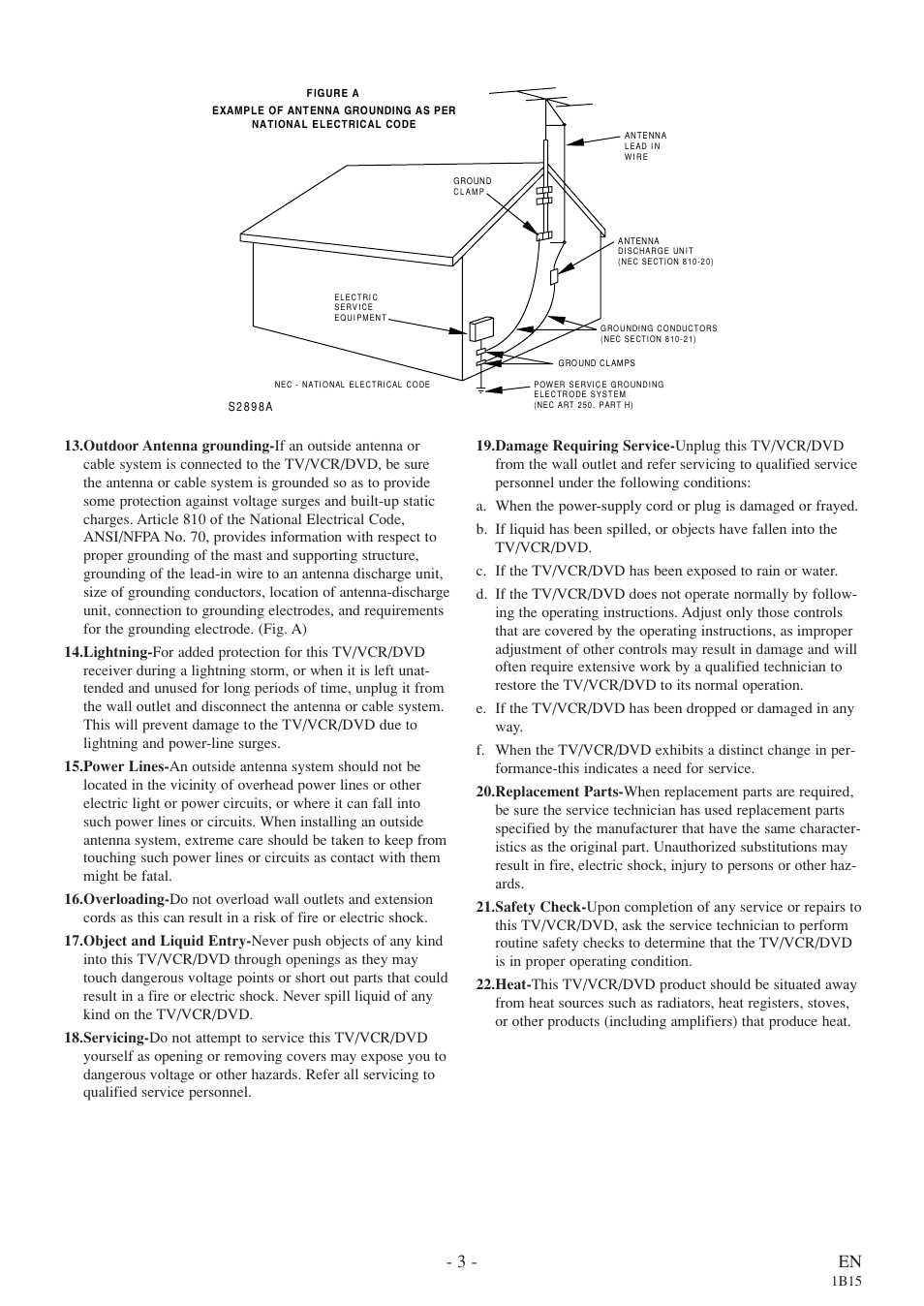 3 - en | Sylvania RSEC720E User Manual | Page 3 / 56