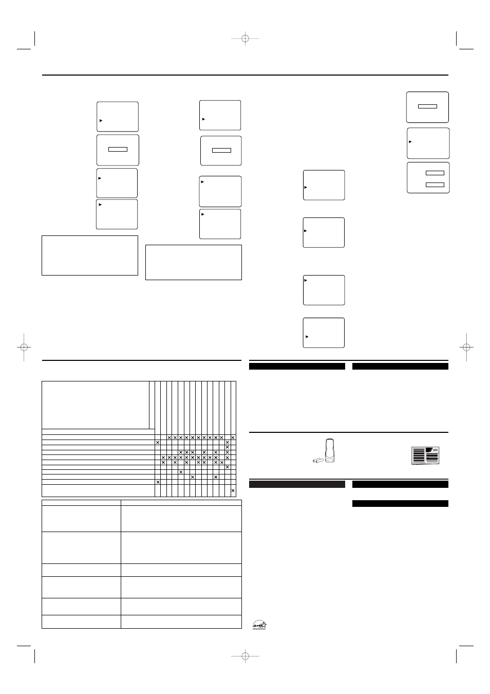 Especificaciones, Operaciones (seguimiento), Owner’s manual | Sylvania SRT2223X User Manual | Page 8 / 8