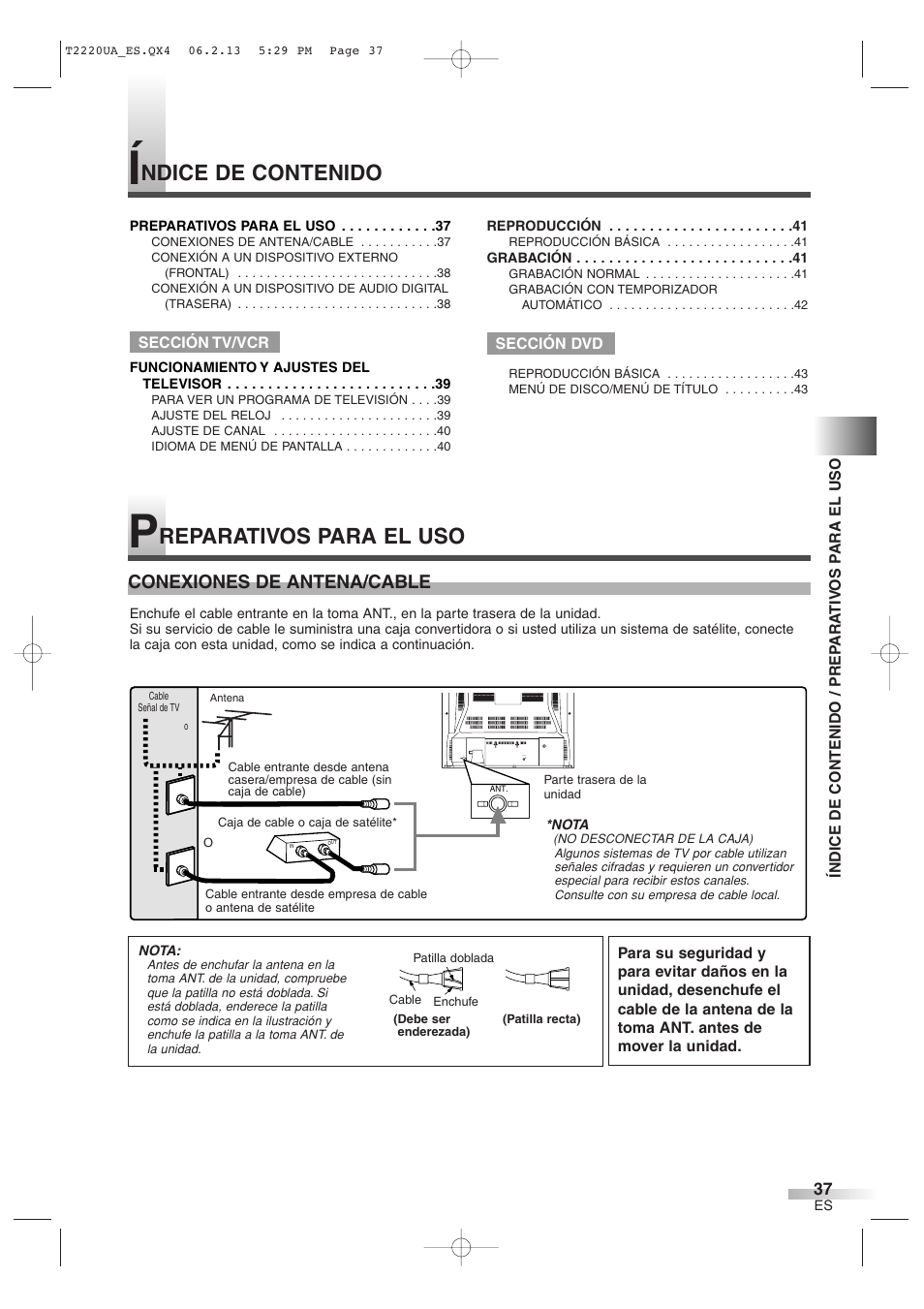 Sylvania 6724FDG User Manual | Page 37 / 44