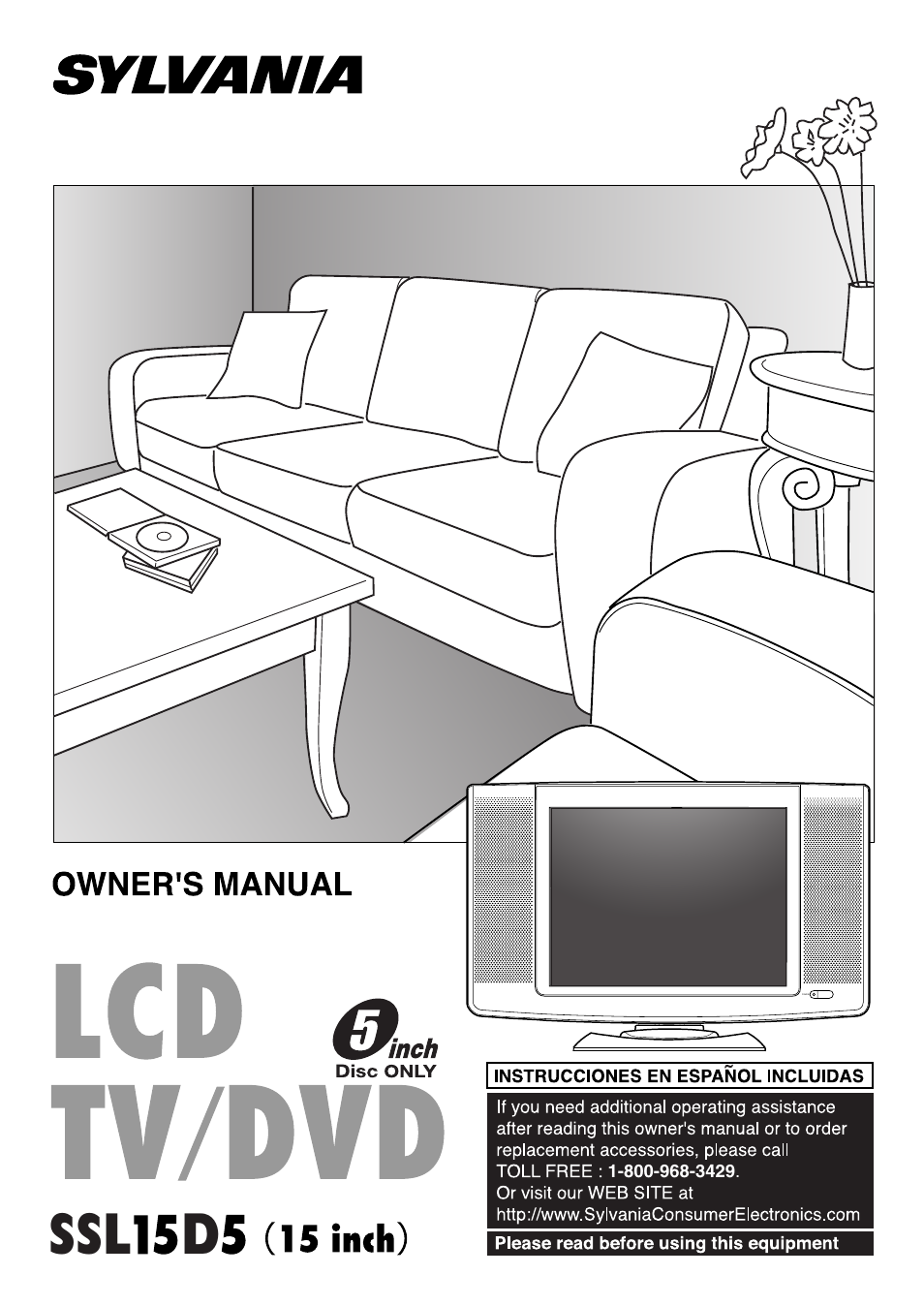 Sylvania SSL15D5 User Manual | 48 pages