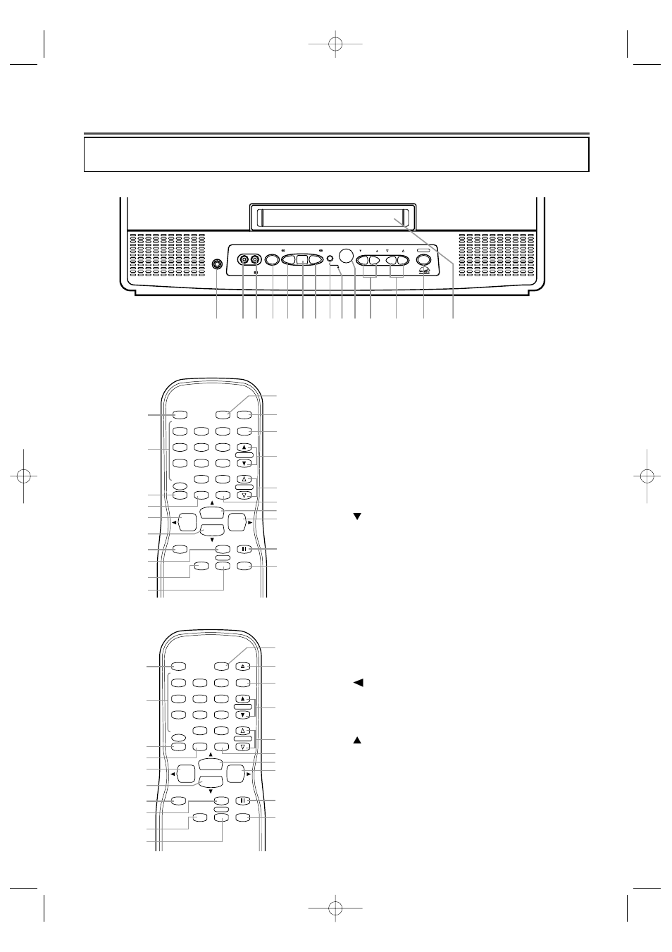 Operating controls and functions, 7 - en, Tv/vcr front panel - 1 | Press to stop the tape motion, Sets the fm mode, Press to begin playback. k | Sylvania SRC21134 User Manual | Page 7 / 32