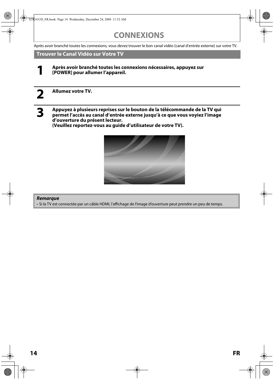 Trouver le canal vidéo sur votre tv, Connexions | Sylvania NB531SLX User Manual | Page 66 / 150