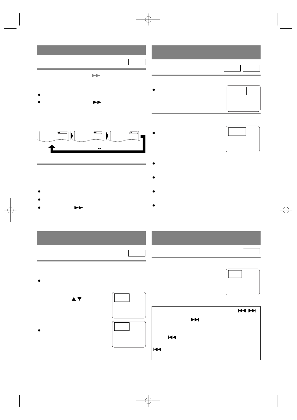 Playing from a desired title or chapter, Slow motion, Starting from a desired track | Starting from a desired time count | Sylvania 6727DB User Manual | Page 39 / 64