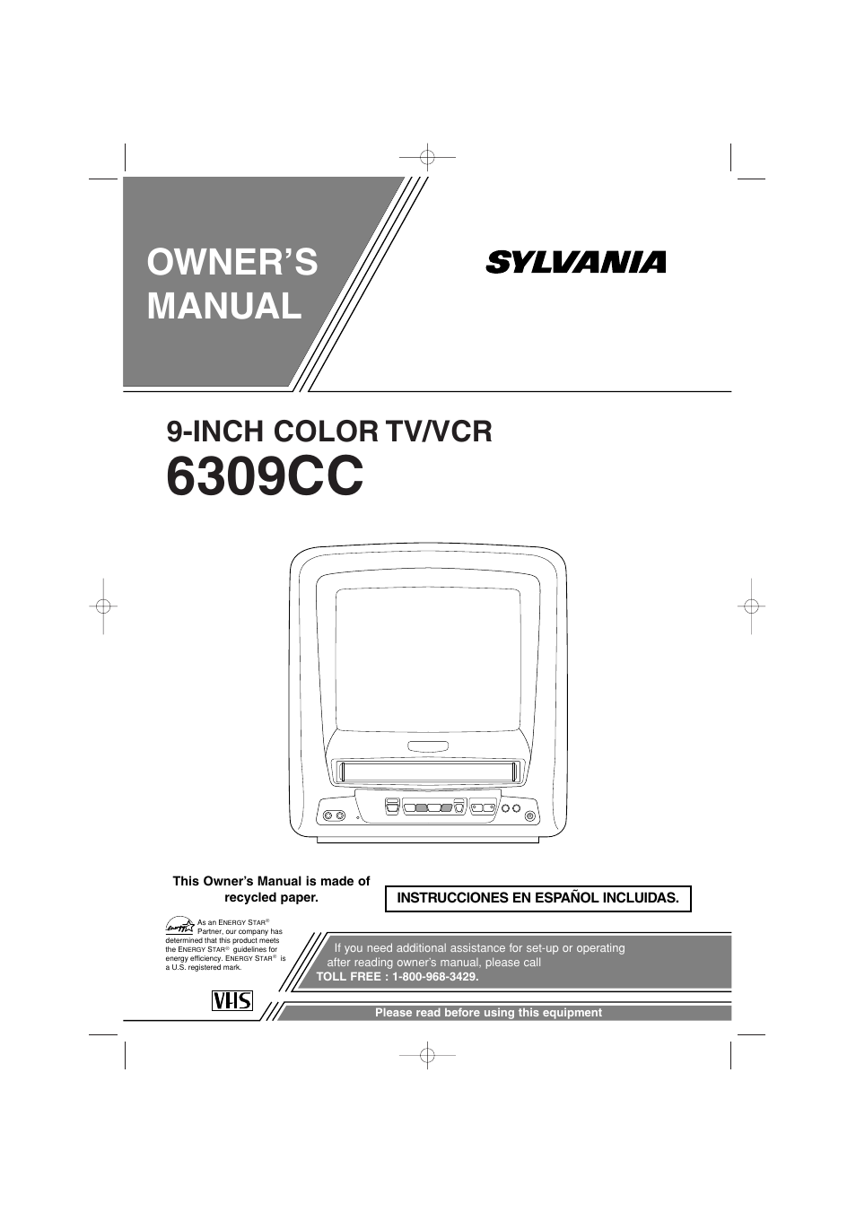 Sylvania 6309CC User Manual | 32 pages