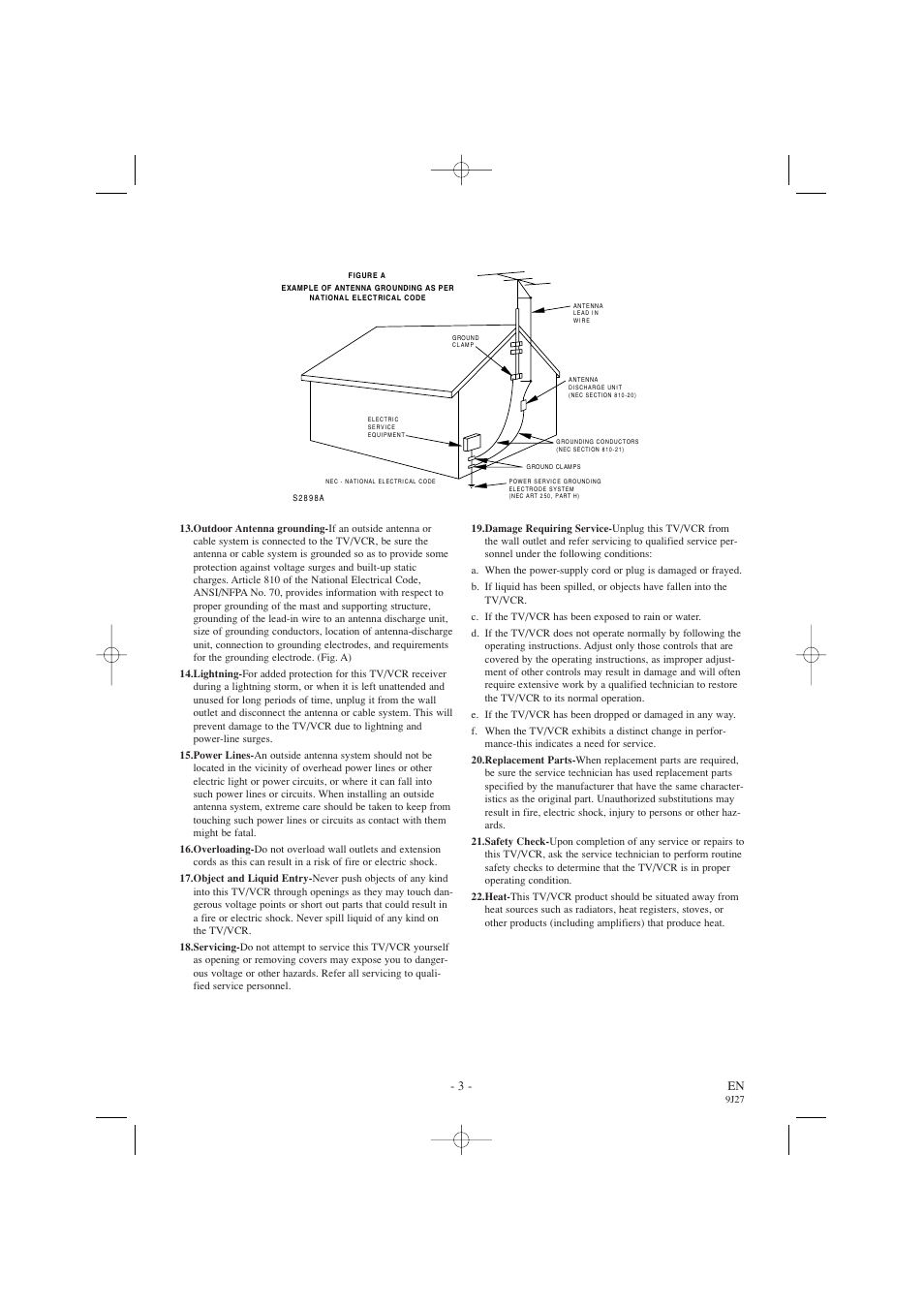 3 - en | Sylvania 6309CC User Manual | Page 3 / 32