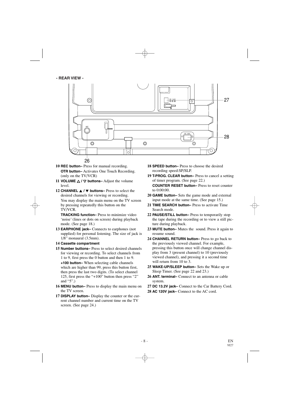Sylvania 6309CC User Manual | Page 8 / 32