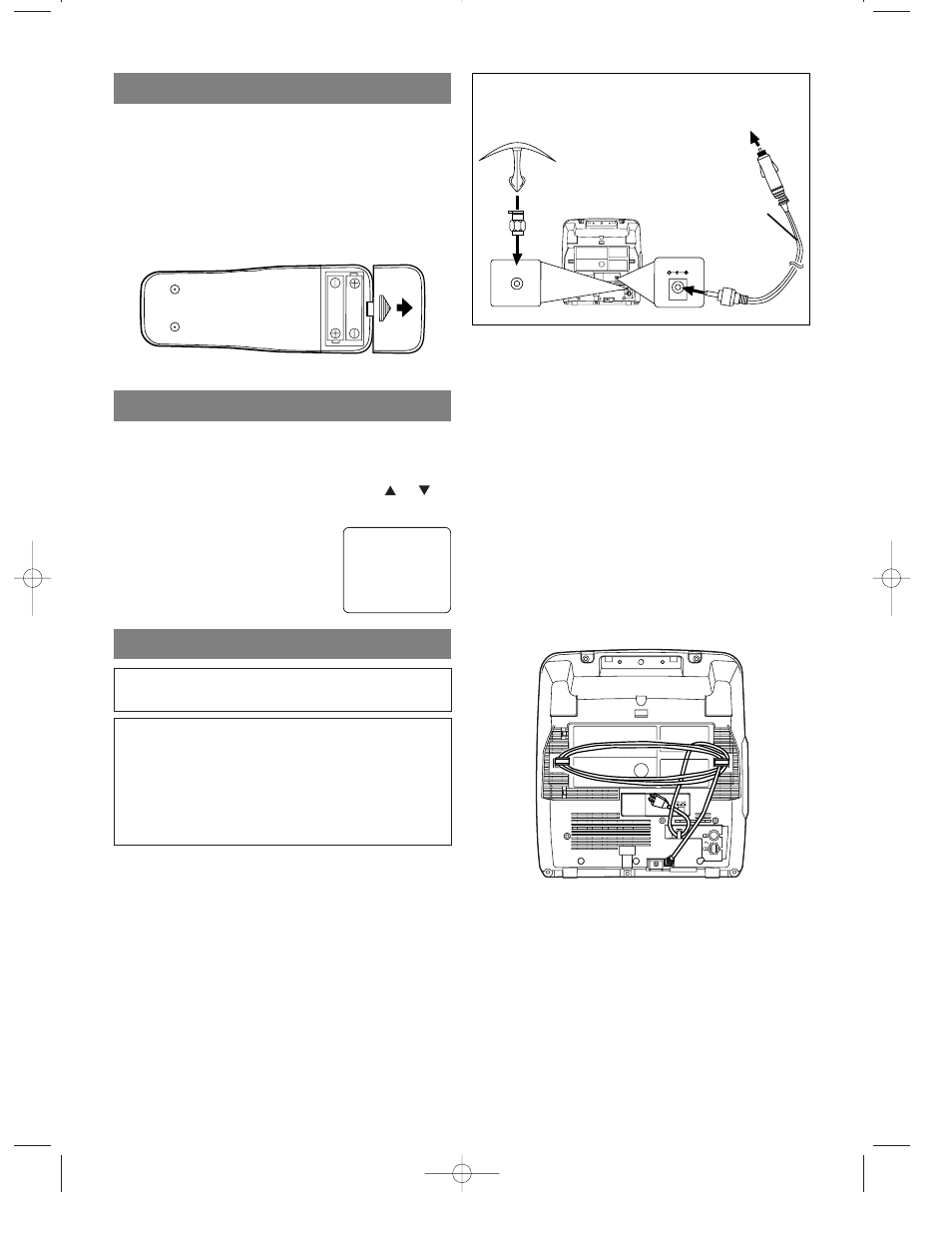 Installing the batteries, External input mode, Mobile connection | Sylvania 6309CD User Manual | Page 10 / 32