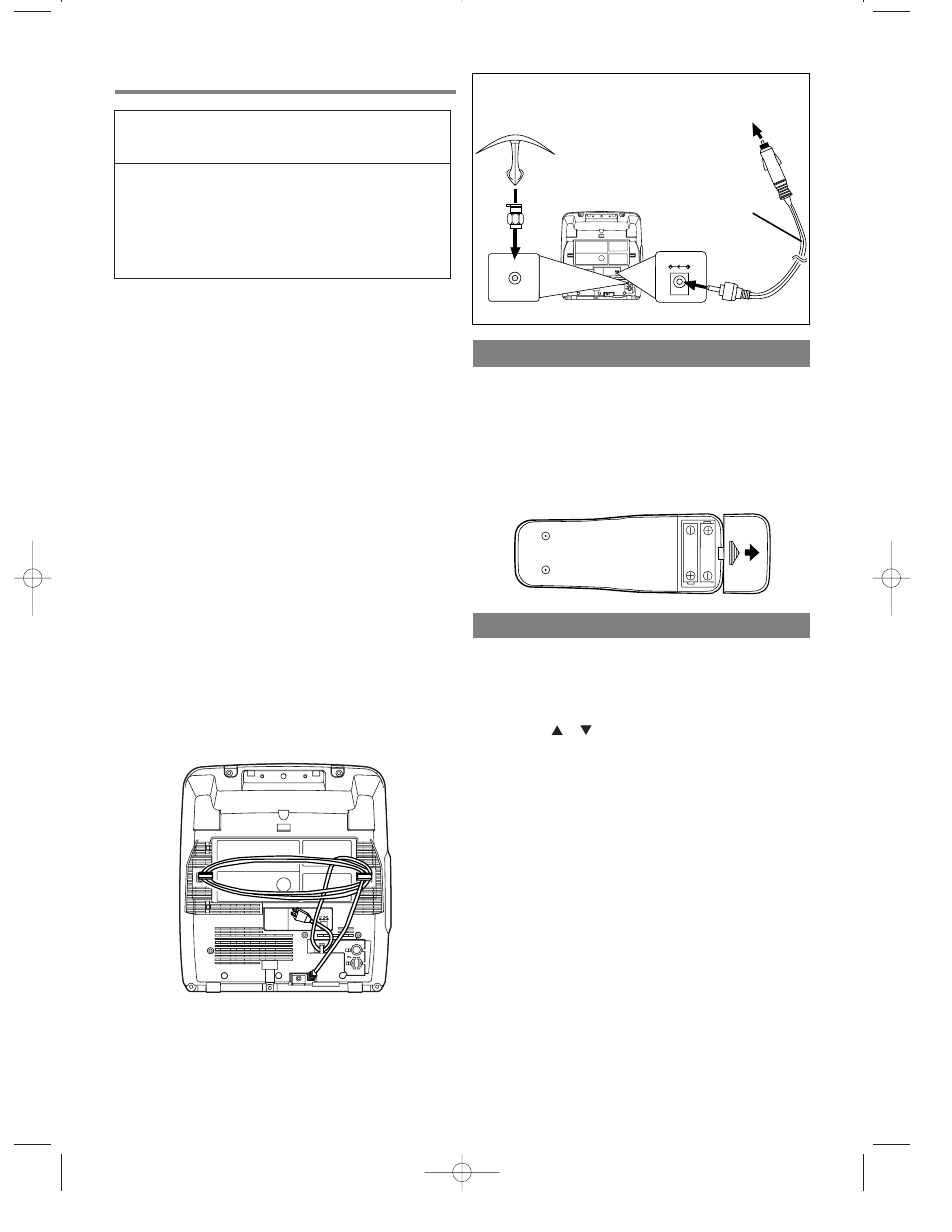 Instalación de las pilas modo de entrada externa | Sylvania 6309CD User Manual | Page 30 / 32