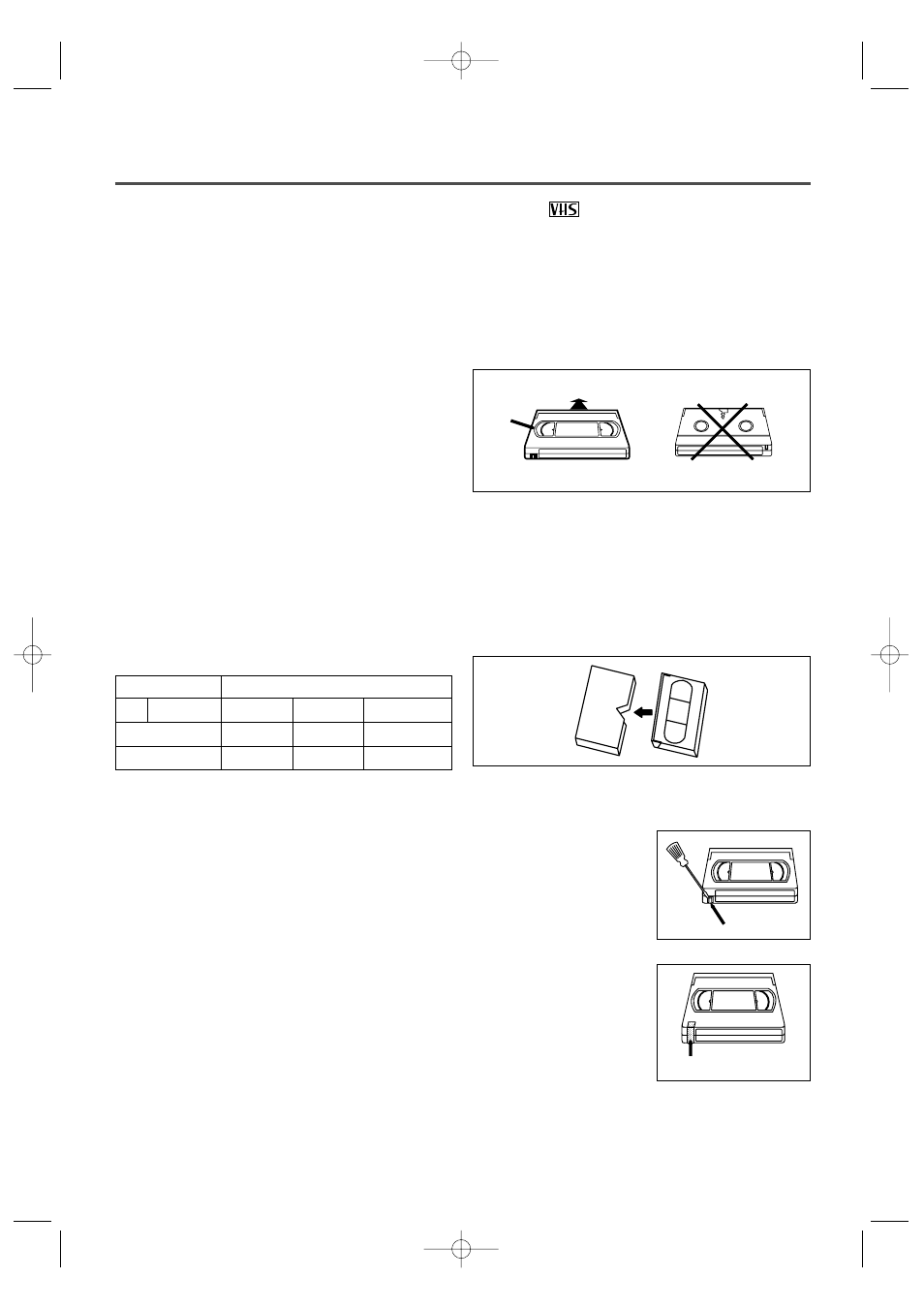 Video cassette | Sylvania SSC130B User Manual | Page 7 / 36