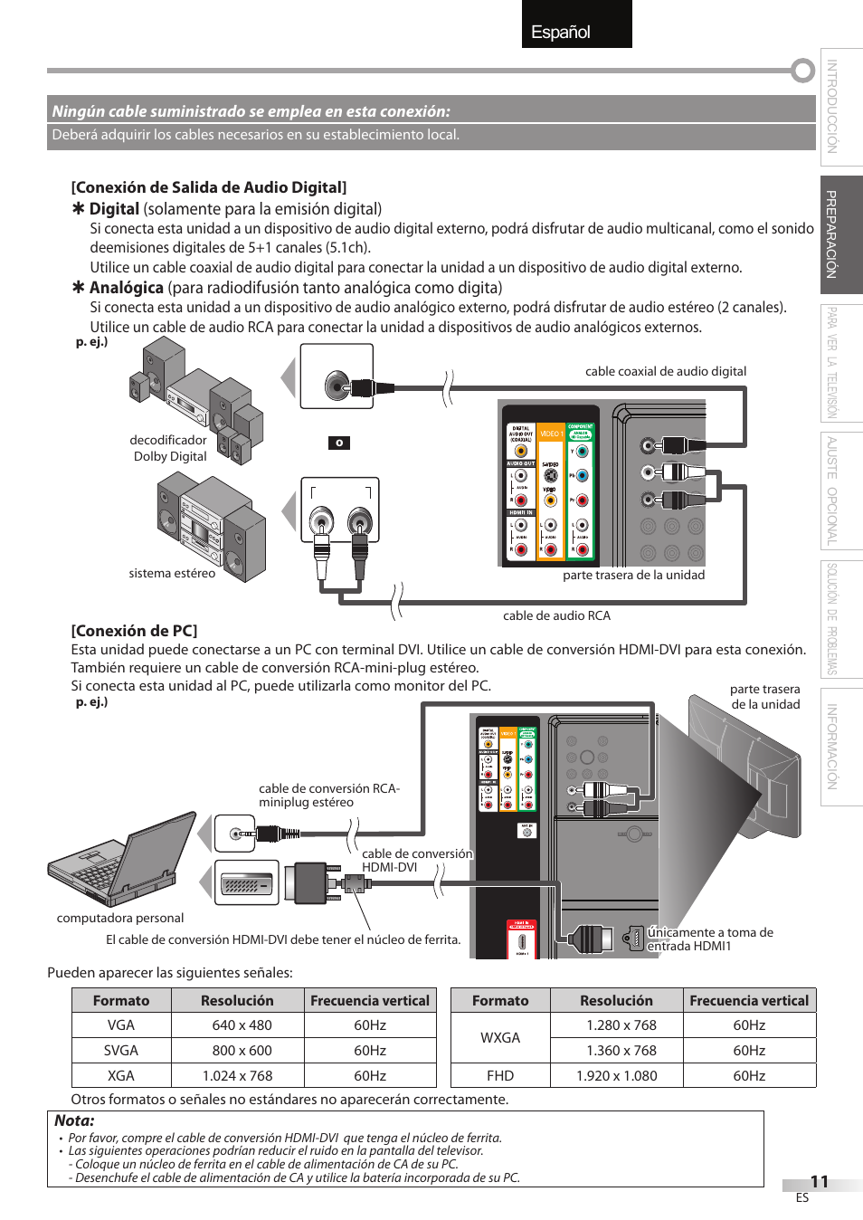 Español, À digital (solamente para la emisión digital) | Sylvania LC427SSX User Manual | Page 88 / 117