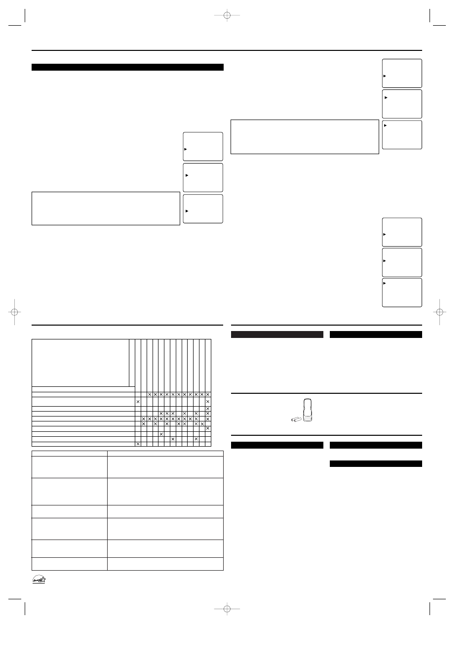 Specifications operations (continued) | Sylvania SRT4127F User Manual | Page 4 / 8
