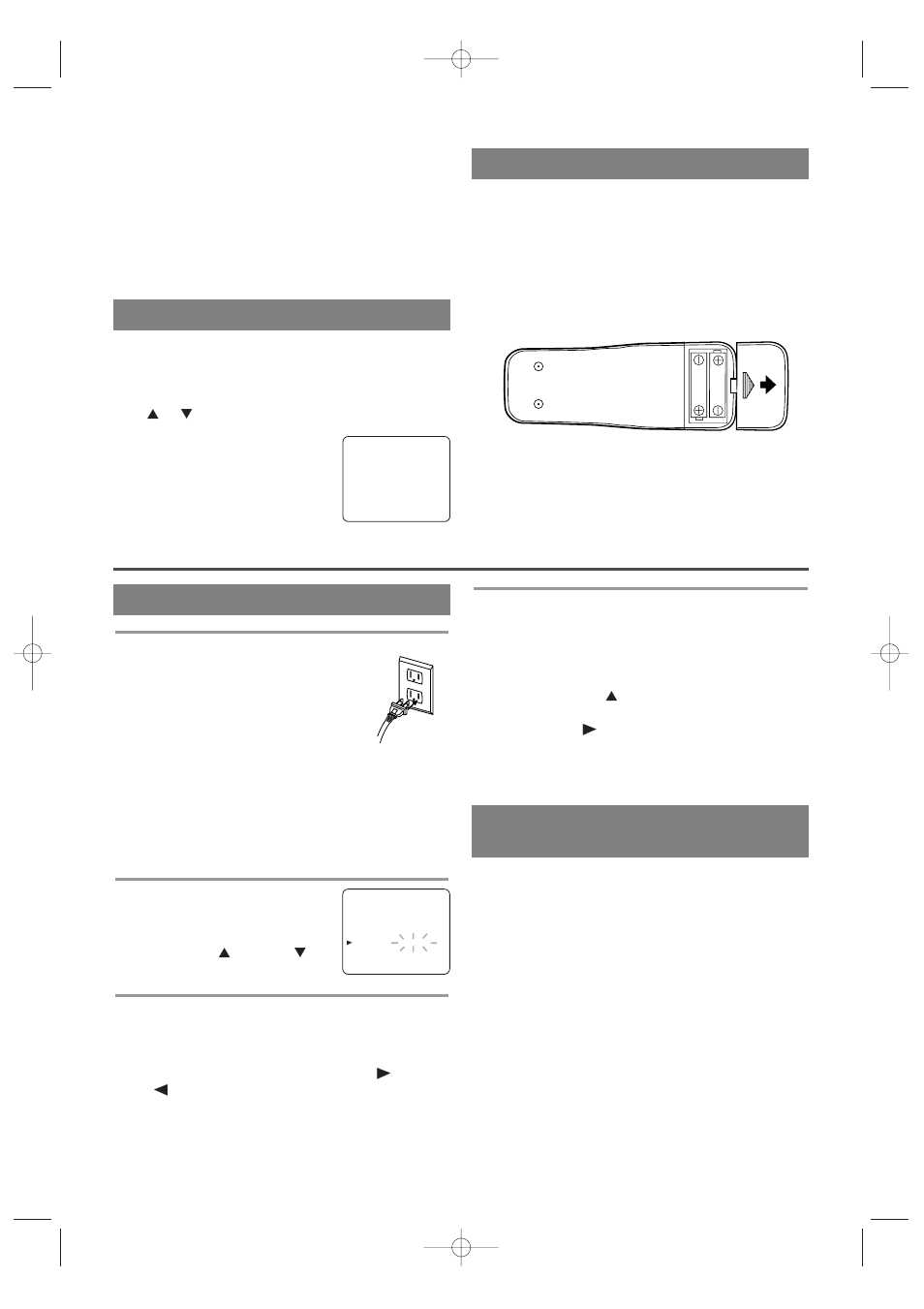 Set up for use, Installing the batteries, Front a/v input | Sylvania 13 inch SRC2213W User Manual | Page 10 / 32