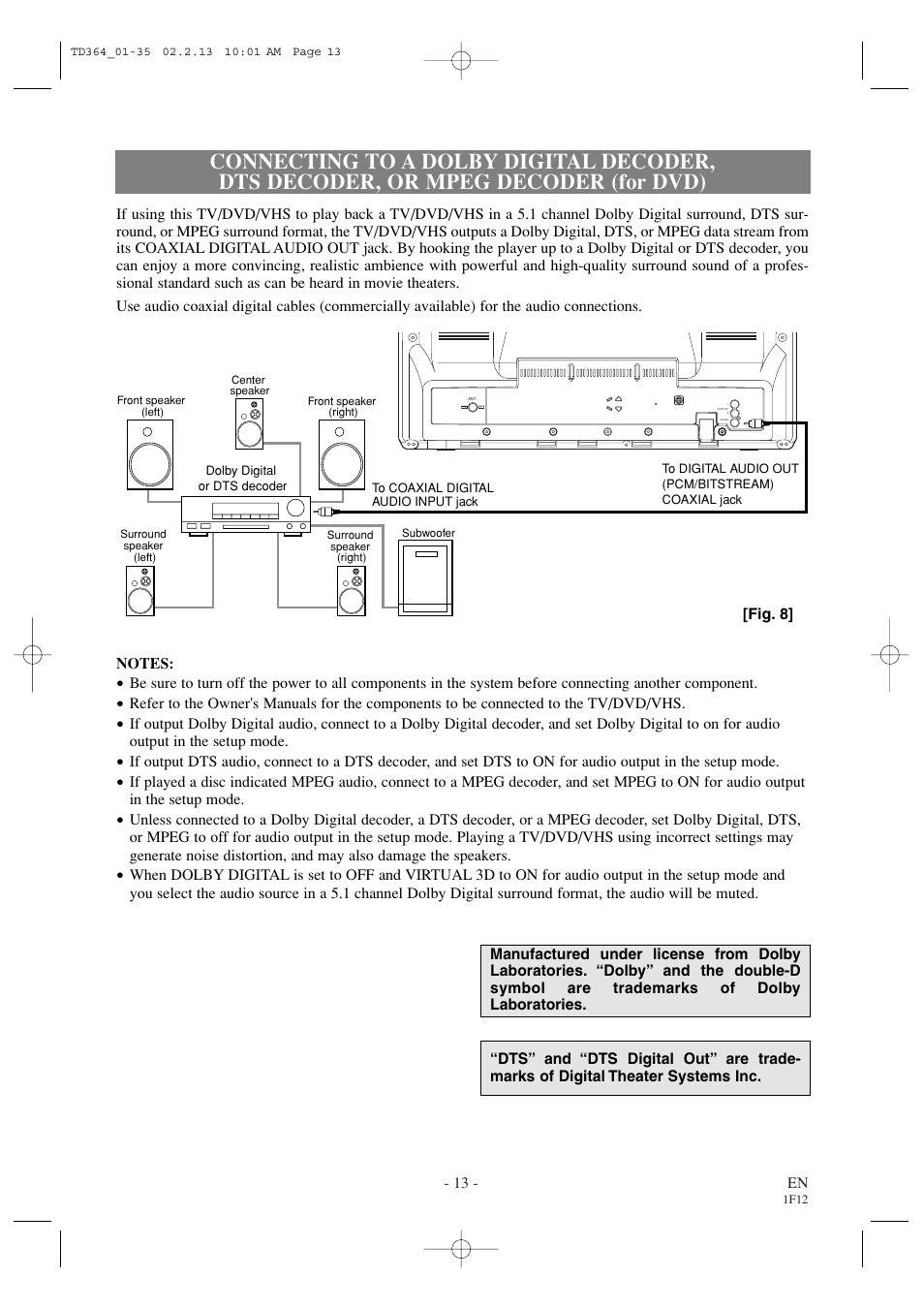 Sylvania SSC719B1 User Manual | Page 13 / 64