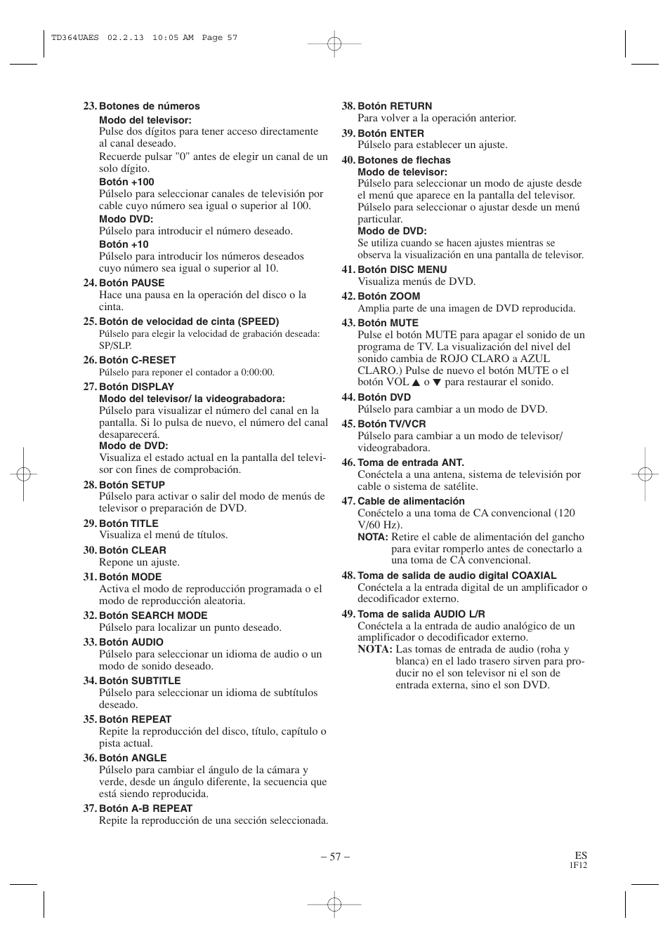 Sylvania SSC719B1 User Manual | Page 57 / 64