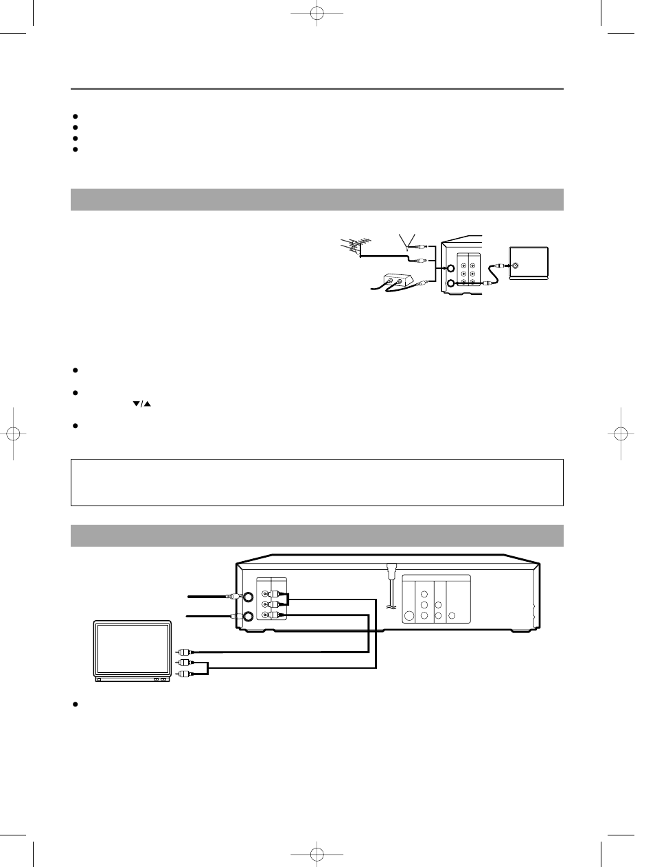 Hookups, Connecting to a tv with a/v terminals, Connecting to a tv without a/v terminals | Rf output channel for dvd/vcr, Caution | Sylvania DVC880D User Manual | Page 13 / 44