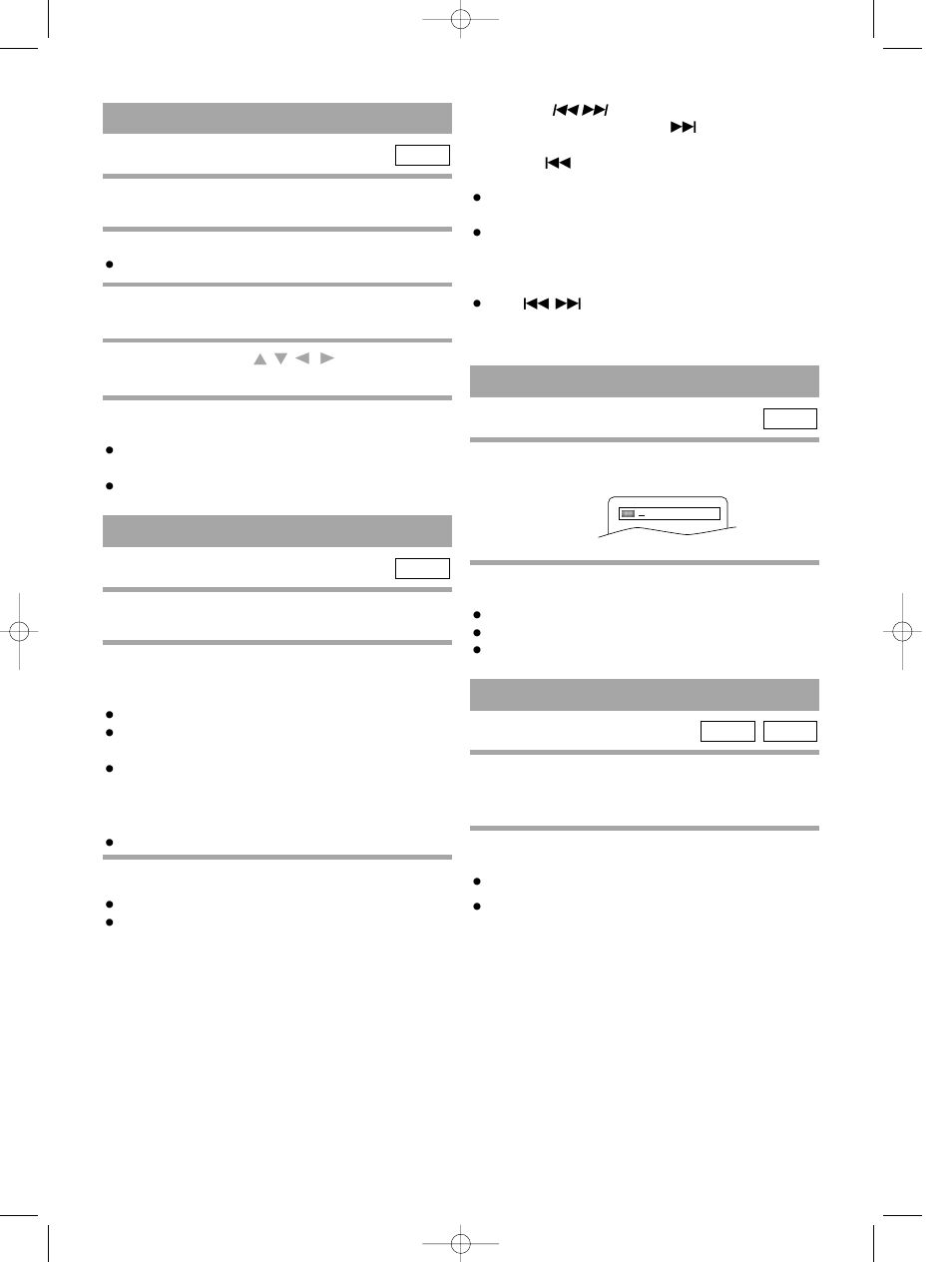 Track, Zoom, Title / chapter search | Time search | Sylvania DVC880D User Manual | Page 24 / 44