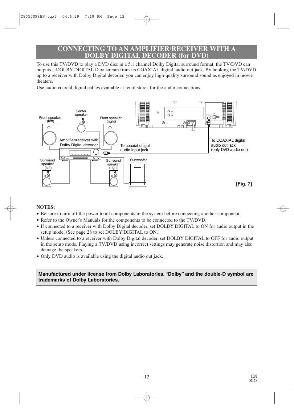 Sylvania SRTD413 User Manual | Page 12 / 40