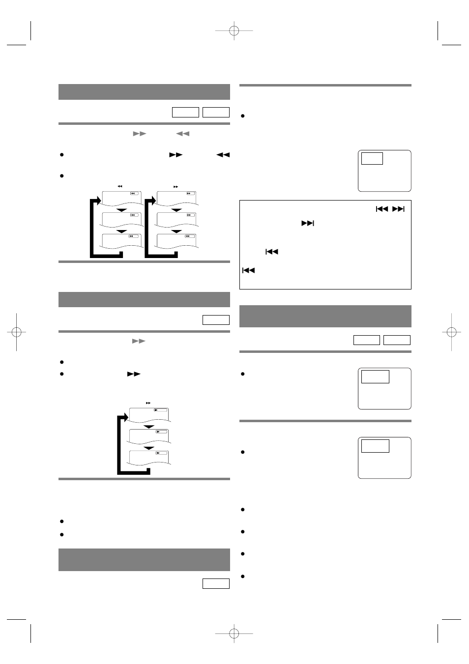 Fast forward/reverse, Slow motion, Starting from a desired track | Starting from a desired time count, Cd dvd 1, Cd dvd | Sylvania 6519DB User Manual | Page 23 / 44