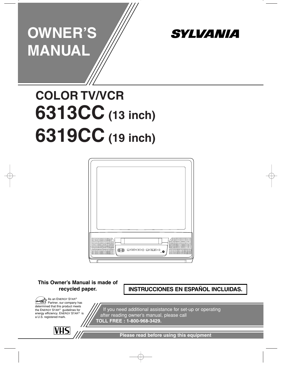 Sylvania 6313CC User Manual | 32 pages