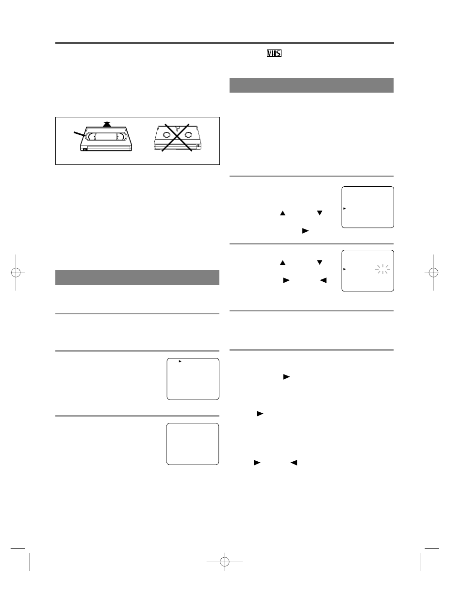 Playback, Normal playback, Auto repeat playback | Inserting a cassette | Sylvania SRC2109E User Manual | Page 16 / 32