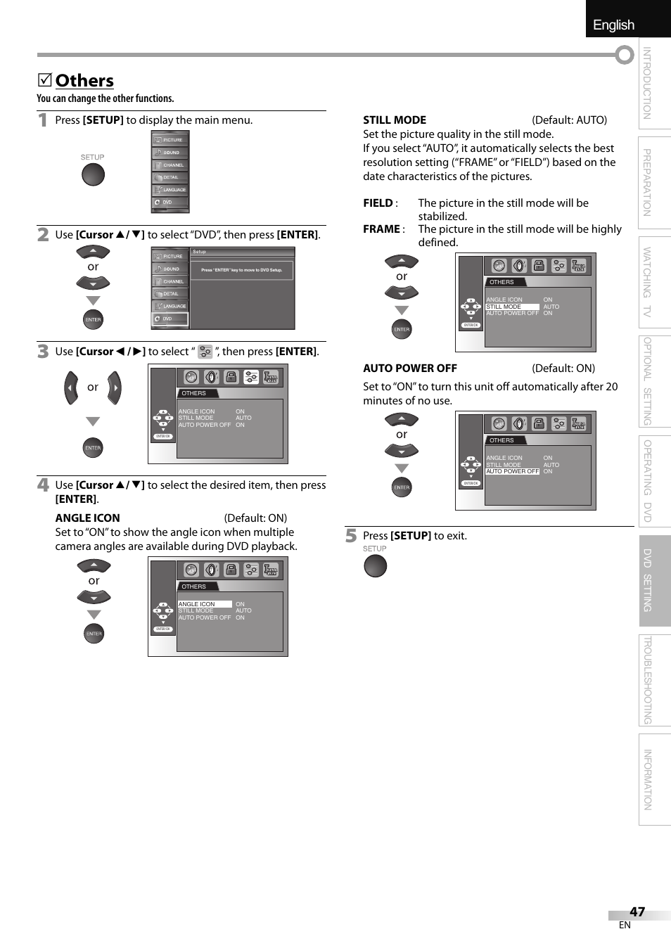 English español français, Others | Sylvania LD320SSX User Manual | Page 47 / 162