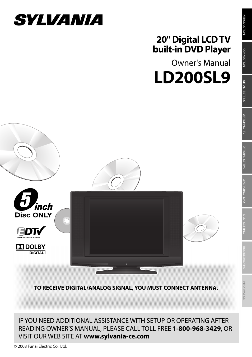 Sylvania LD200SL9 User Manual | 96 pages