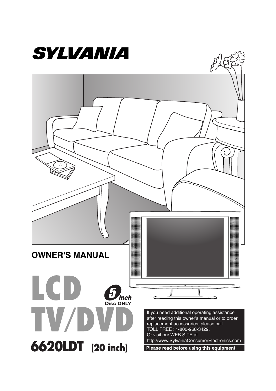 Sylvania 6620LDT User Manual | 44 pages