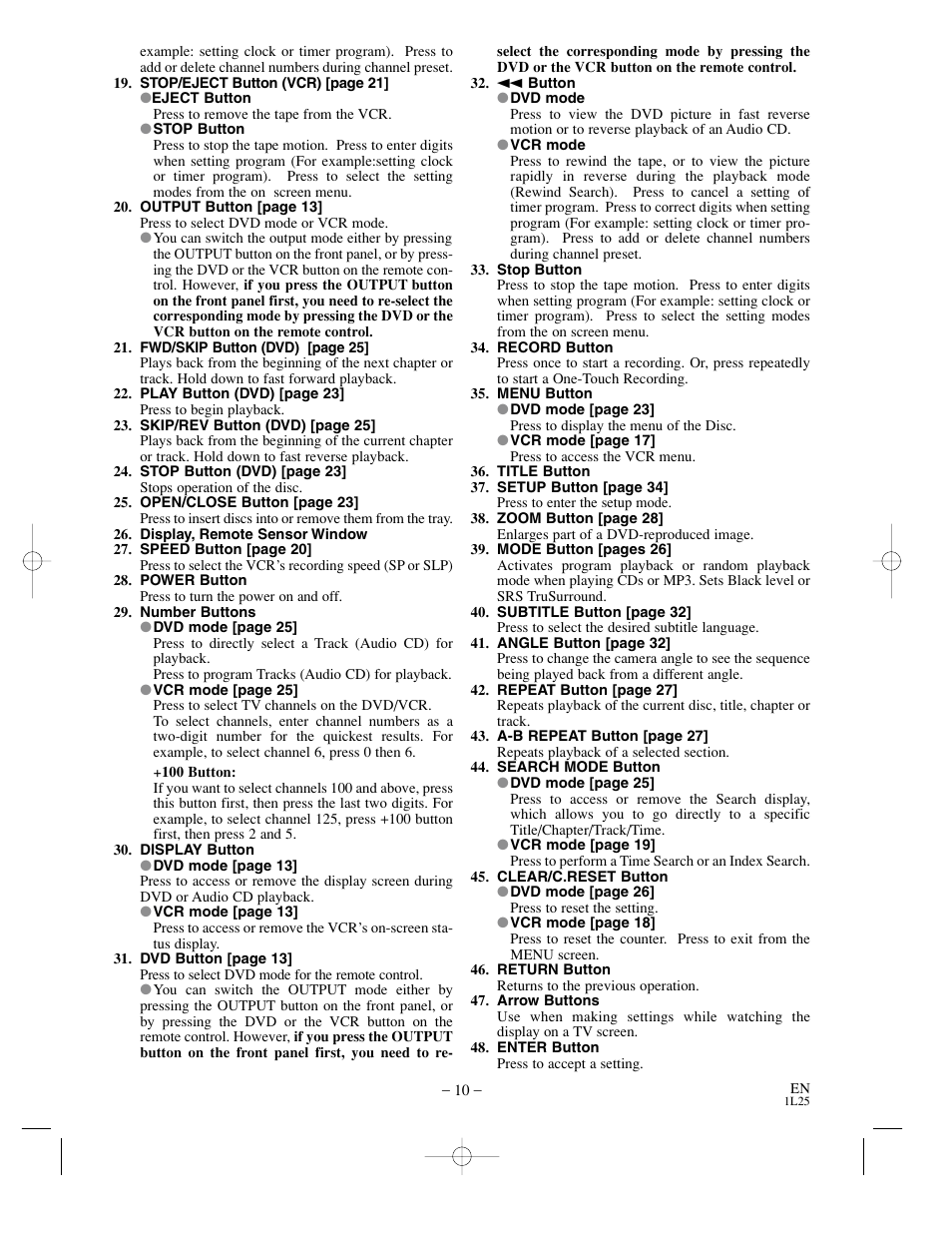 Sylvania DVC800C User Manual | Page 10 / 48