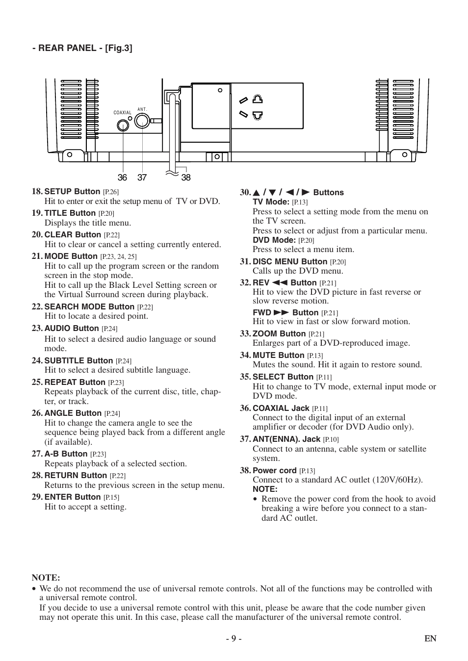 Sylvania 6513DF User Manual | Page 9 / 40