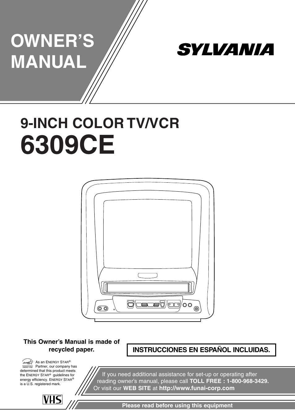 Sylvania 6309CE User Manual | 32 pages