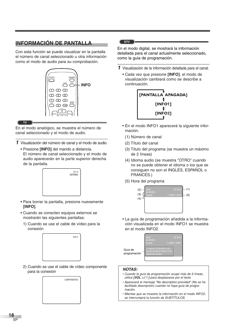 Información de pantalla | Sylvania 6427GFG A User Manual | Page 56 / 76