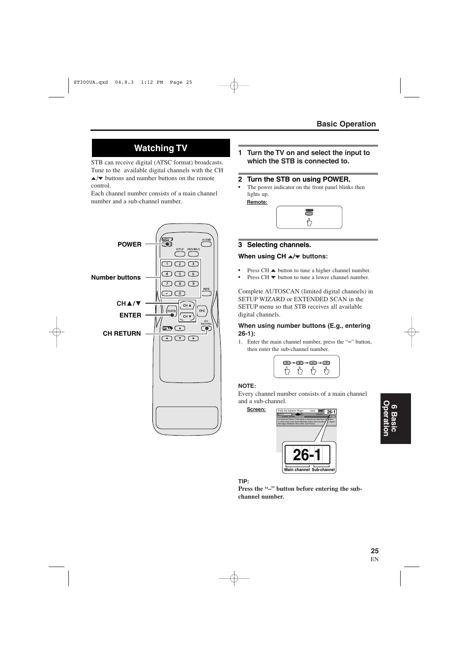 Watching tv | Sylvania 6900DTE User Manual | Page 25 / 72