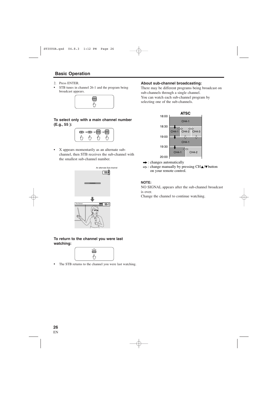 Basic operation | Sylvania 6900DTE User Manual | Page 26 / 72