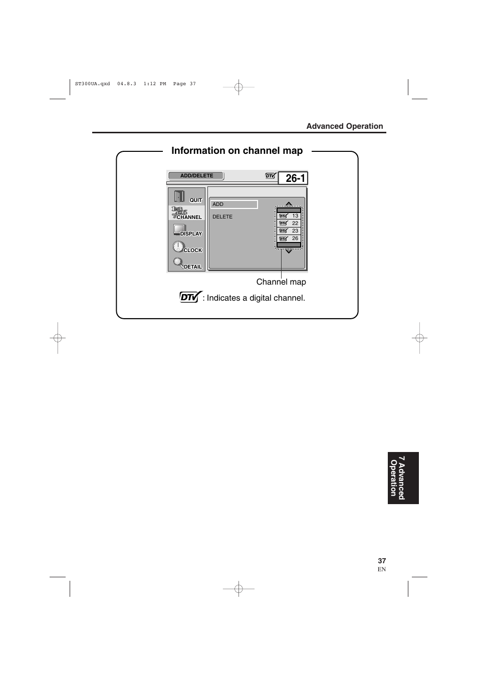 Information on channel map | Sylvania 6900DTE User Manual | Page 37 / 72