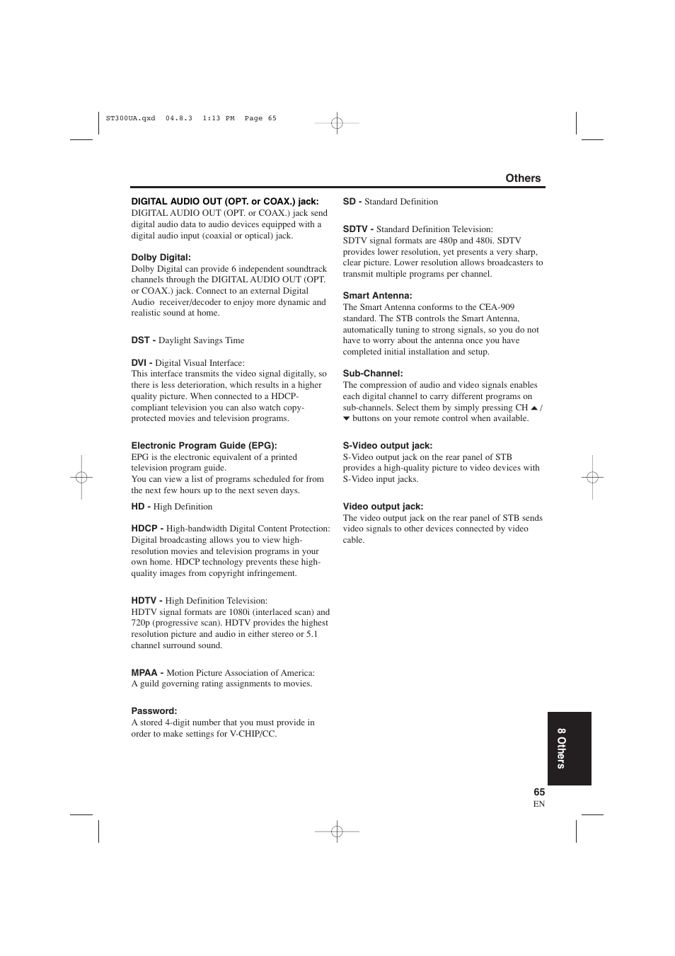 Sylvania 6900DTE User Manual | Page 65 / 72