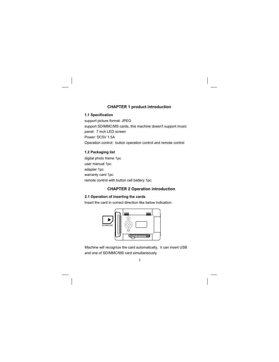 Sylvania SDPF752 User Manual | Page 3 / 8