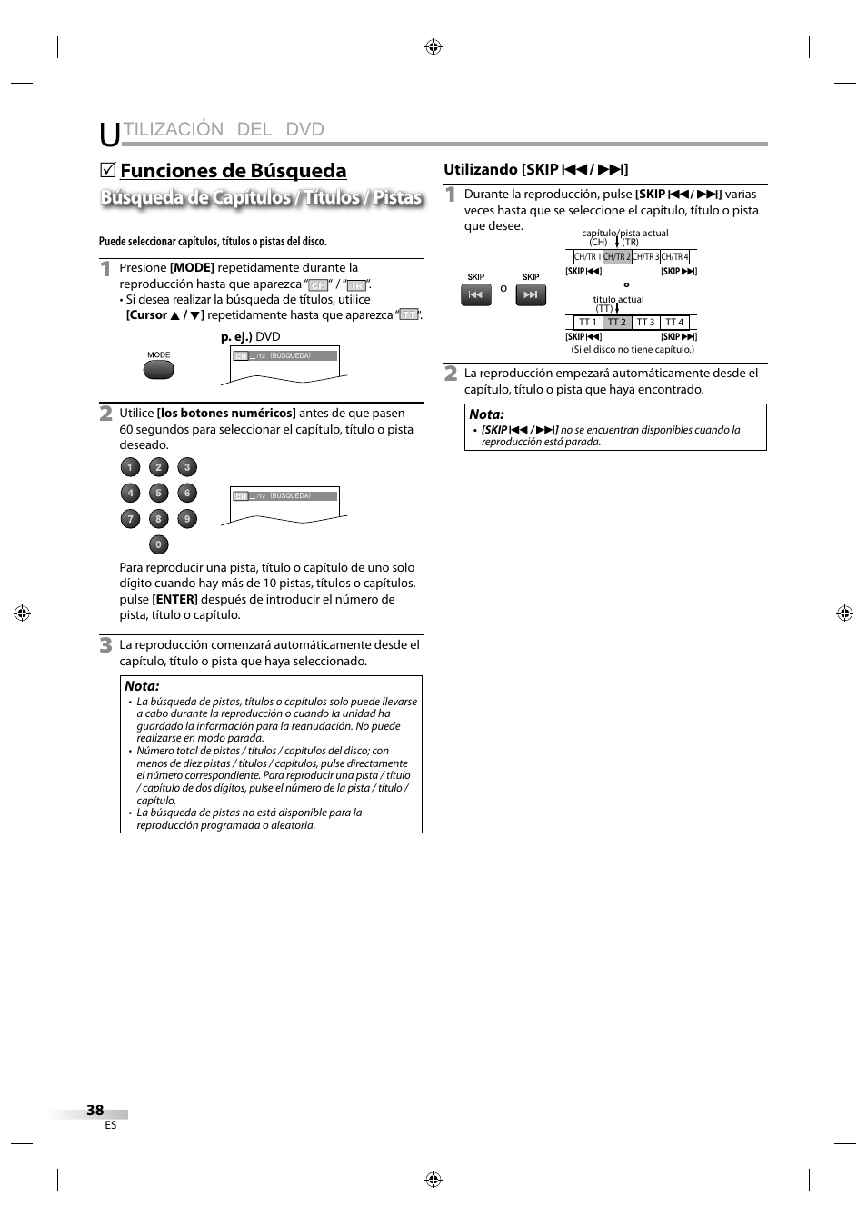 Tilización del dvd | Sylvania LD320SS1 User Manual | Page 150 / 166