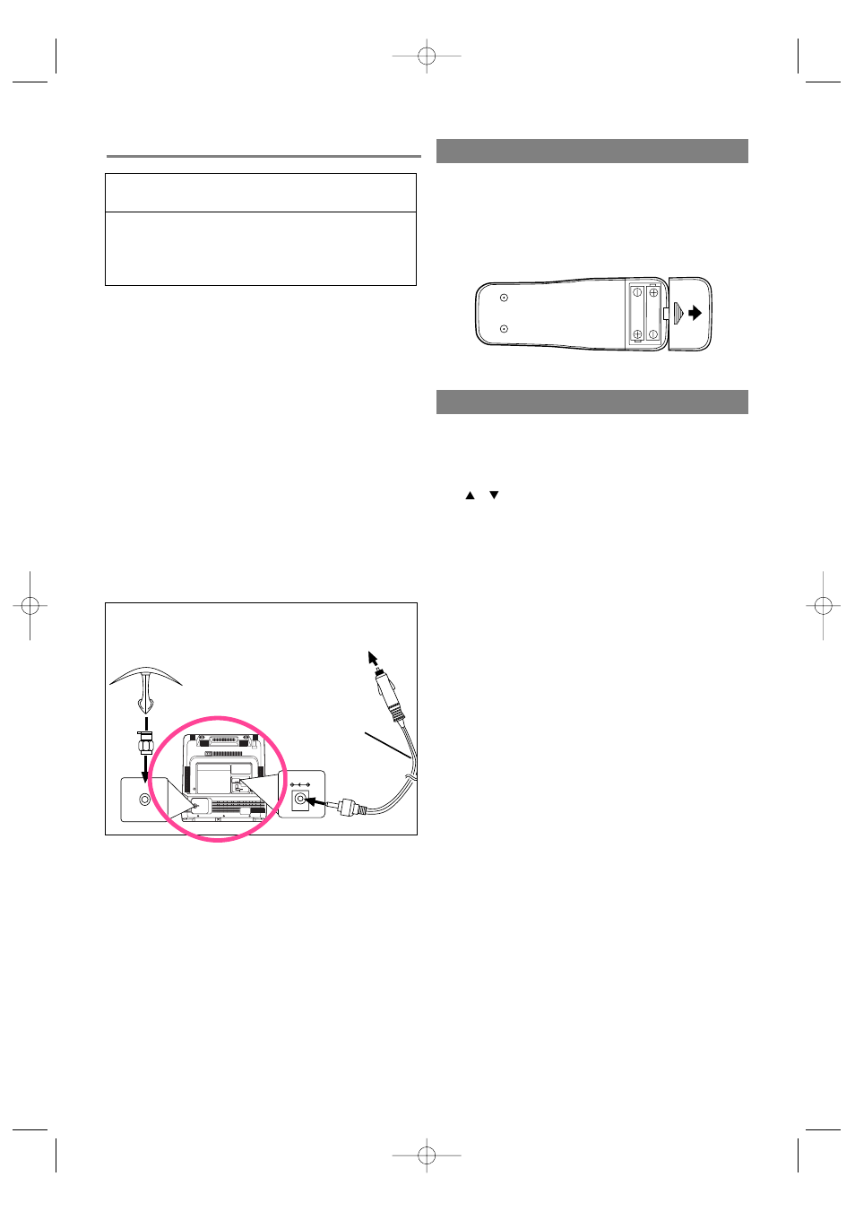 Instalación de las pilas modo de entrada externa | Sylvania SSC091 User Manual | Page 30 / 32